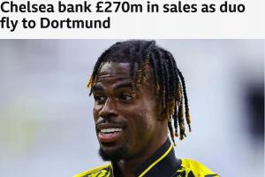 BBC:切尔西今夏收入2.734亿镑&支出2.77亿镑,欧足联要求盈利